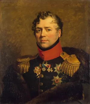 Portrait of Dmitry V. Golitsyn by George Dawe - Oil Painting Reproduction