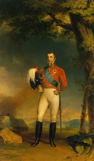 Portrait of Duke of Wellington by George Dawe - Oil Painting Reproduction