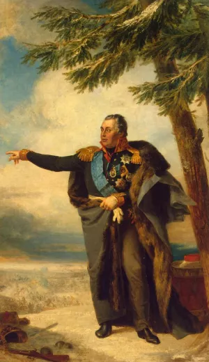 Portrait of Mikhail Kutuzov by George Dawe - Oil Painting Reproduction