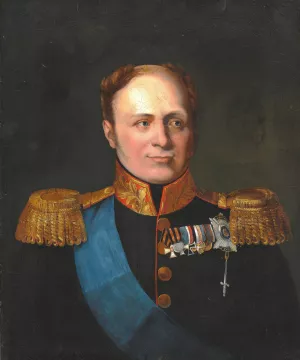 Portrait of Tsar Alexander I of Russia by George Dawe Oil Painting