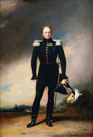 Portrait Of Tsar Alexander I by George Dawe Oil Painting