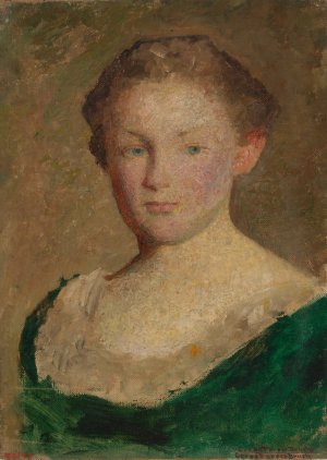 Nancy by George De Forest Brush Oil Painting
