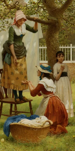 The Daughters of Eve Oil painting by George Dunlop Leslie