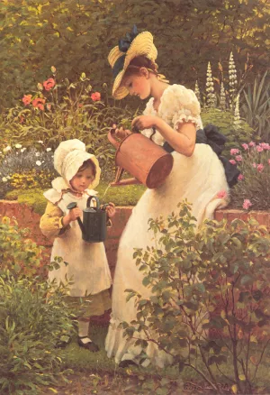 The Young Gardener painting by George Dunlop Leslie