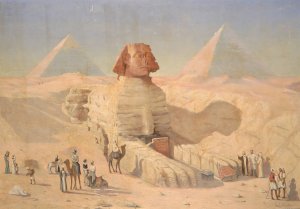 The Sphinx by George E. Raum Oil Painting