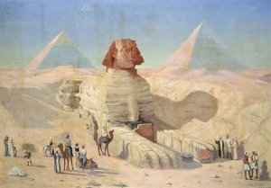 The Sphinx Oil painting by George E. Raum