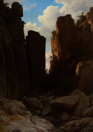 Randkleven by George Emil Liebert Oil Painting