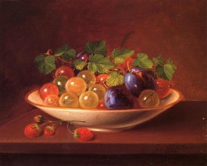 Still Life with Fruit by George Forster Oil Painting