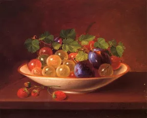 Still Life with Fruit by George Forster Oil Painting
