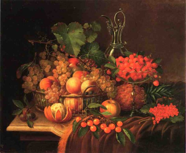 Main Product Photo of Still Life with Fruit Painting by George Forster
