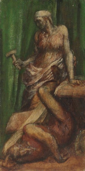 Jael by George Frederic Watts Oil Painting