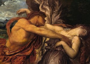 Orpheus and Eurydice by George Frederic Watts Oil Painting