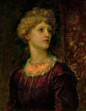 Portrait Of Dorothy Dene by George Frederic Watts Oil Painting