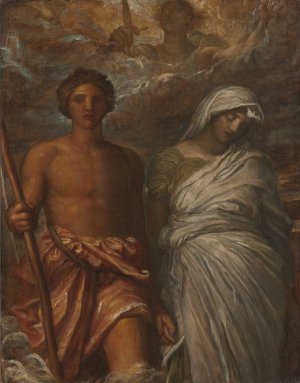 Time, Death and Judgment by George Frederic Watts Oil Painting
