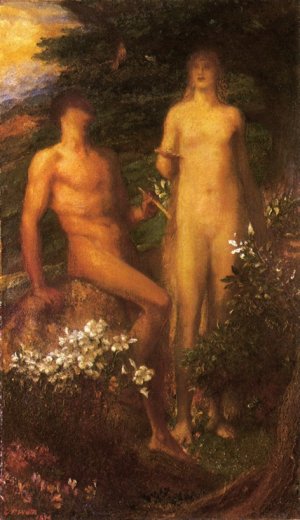 Adam and Eve before the Temptation also known as Naked and Not Ashamed