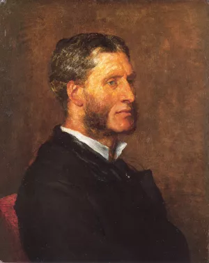 Matthew Arnold by George Frederick Watts Oil Painting