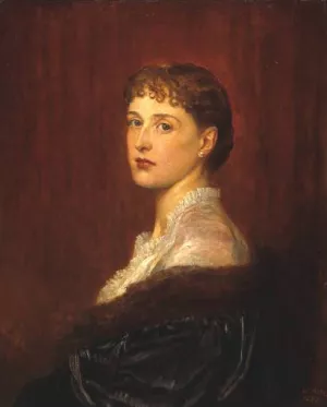 Mrs Arthur Sassoon by George Frederick Watts Oil Painting