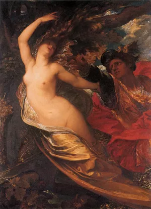 Orlando Pursuing the Fata Morgana by George Frederick Watts Oil Painting