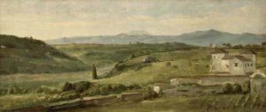 Panoramic Landscape with a Farmhouse