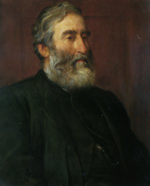 Portrait of the Reverend Harry Jones by George Frederick Watts Oil Painting