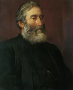 Portrait of the Reverend Harry Jones by George Frederick Watts Oil Painting