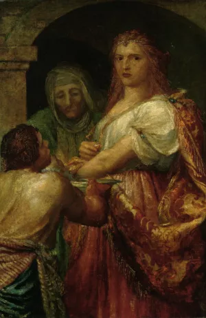 The Daughter of Herodias by George Frederick Watts Oil Painting