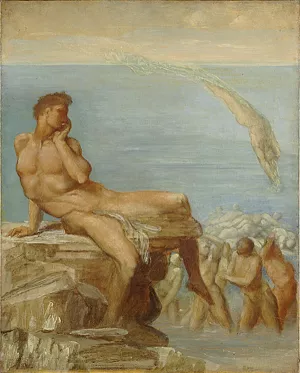 The Genius of Greek Poetry by George Frederick Watts Oil Painting