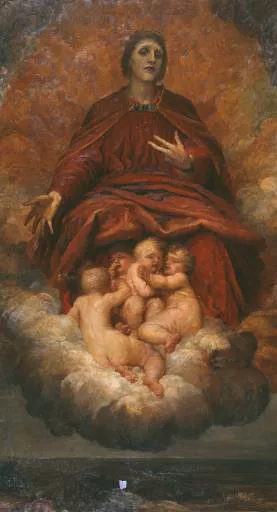 The Spirit of Christianity painting by George Frederick Watts