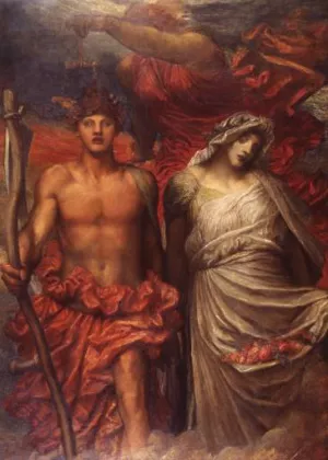Time, Death and Judgement by George Frederick Watts - Oil Painting Reproduction