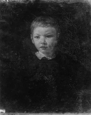 Ideal Head of a Boy George Spencer Fuller by George Fuller Oil Painting