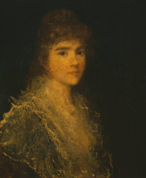 Ideal Head by George Fuller Oil Painting