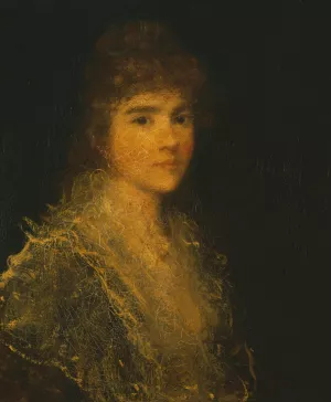 Ideal Head by George Fuller Oil Painting