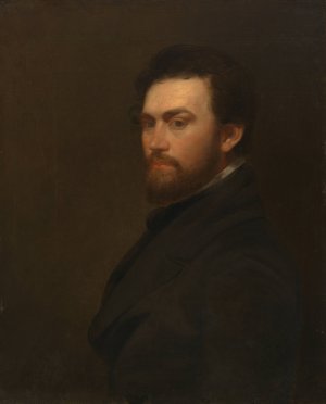 Self Portrait by George Fuller Oil Painting