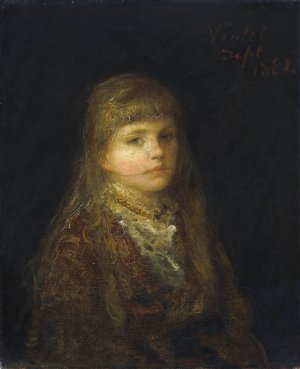 Violet by George Fuller Oil Painting