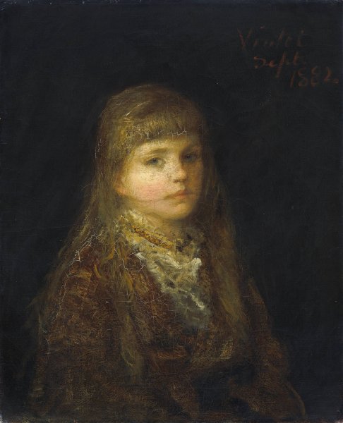 Violet  by George Fuller - Hand-Painted Oil Painting Reproduction