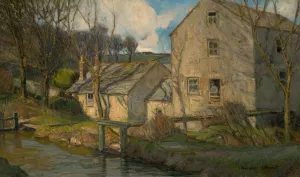 Evans Landing, Pittsburgh, Pennsylvania by George Gardner Symons Oil Painting