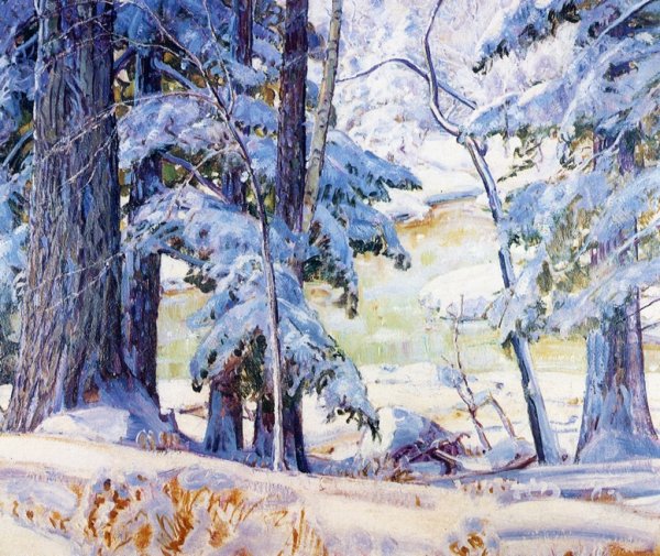 Main Product Photo of Silence and Evening Light Painting by George Gardner Symons