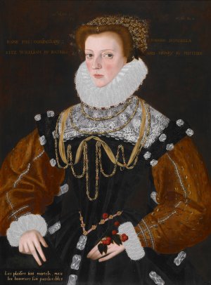 Lady Philippa Coningsby by George Gower Oil Painting