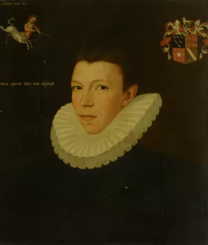 Portrait of Baron Thomas Arundell of Wardour painting by George Gower