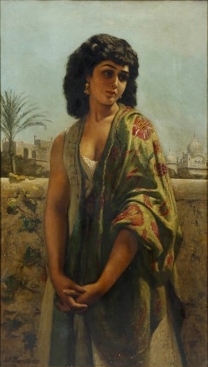 Leila by George Hamilton Barrable Oil Painting