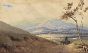 A Gleamy Effect—Hollidaysburg, Pennsylvania by George Harvey Oil Painting