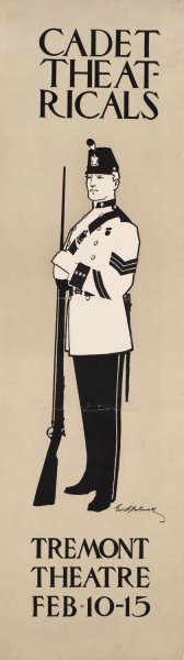 Cadet theatricals by George Hawley Hallowell Oil Painting