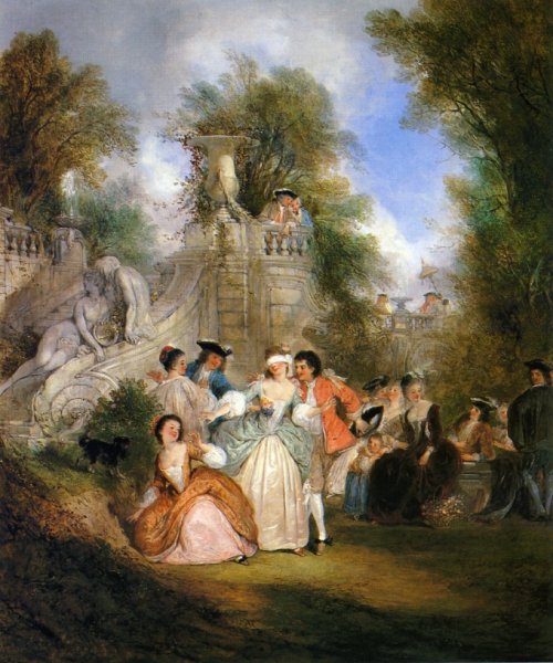 Pastoral Celebration by George Hawley Hallowell - Hand-Painted Oil Painting Reproduction