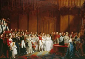 The Marriage of Queen Victoria, 10 February 1840 by George Hayter - Oil Painting Reproduction