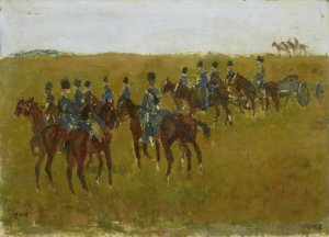 Artillery on Maneuver by George Hendrik Breitner Oil Painting