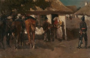Billeting the Troops by George Hendrik Breitner Oil Painting