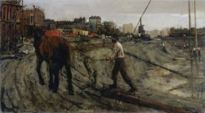 Building Site by George Hendrik Breitner Oil Painting
