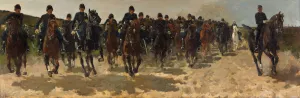Cavalry by George Hendrik Breitner Oil Painting