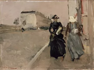 Gust of wind by George Hendrik Breitner Oil Painting