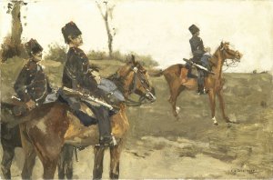 Hussars by George Hendrik Breitner Oil Painting